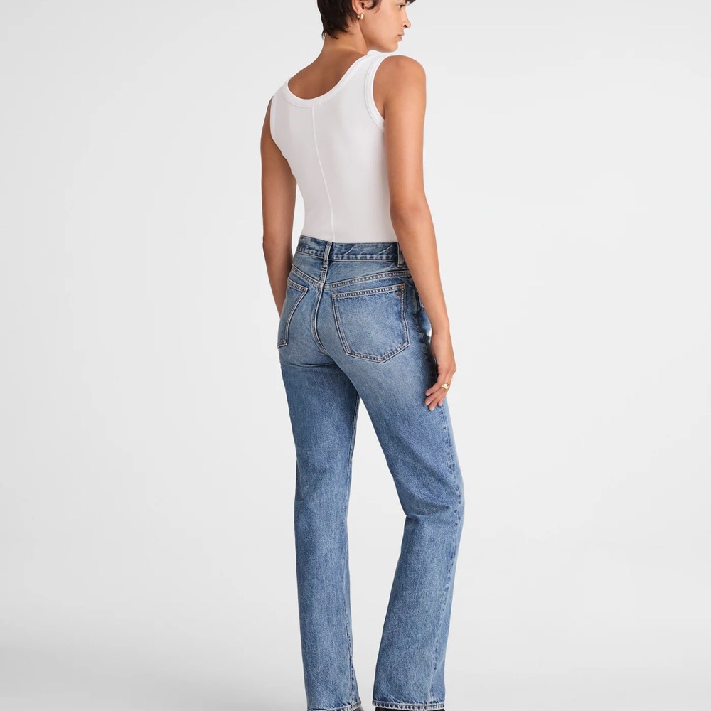 Madewell Longline Straight Jeans NWT - Picture 5 of 9